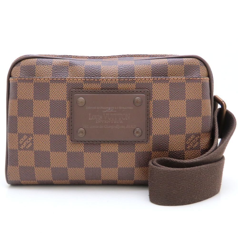 LOUIS VUITTON Authentic Brown Damier Hobo Bag - Picture 1 of 10